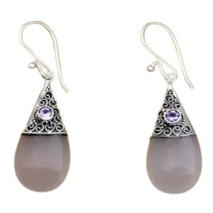 Anting Perak Klasik E003 - Gambar 1