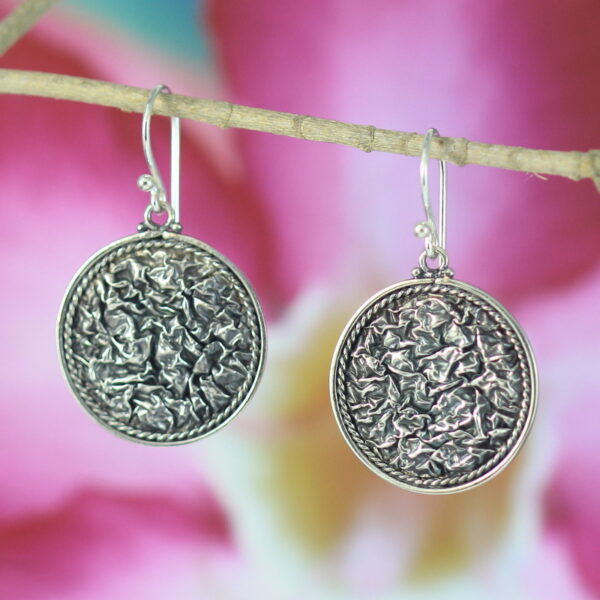 Anting Perak Bejek Bulat E898