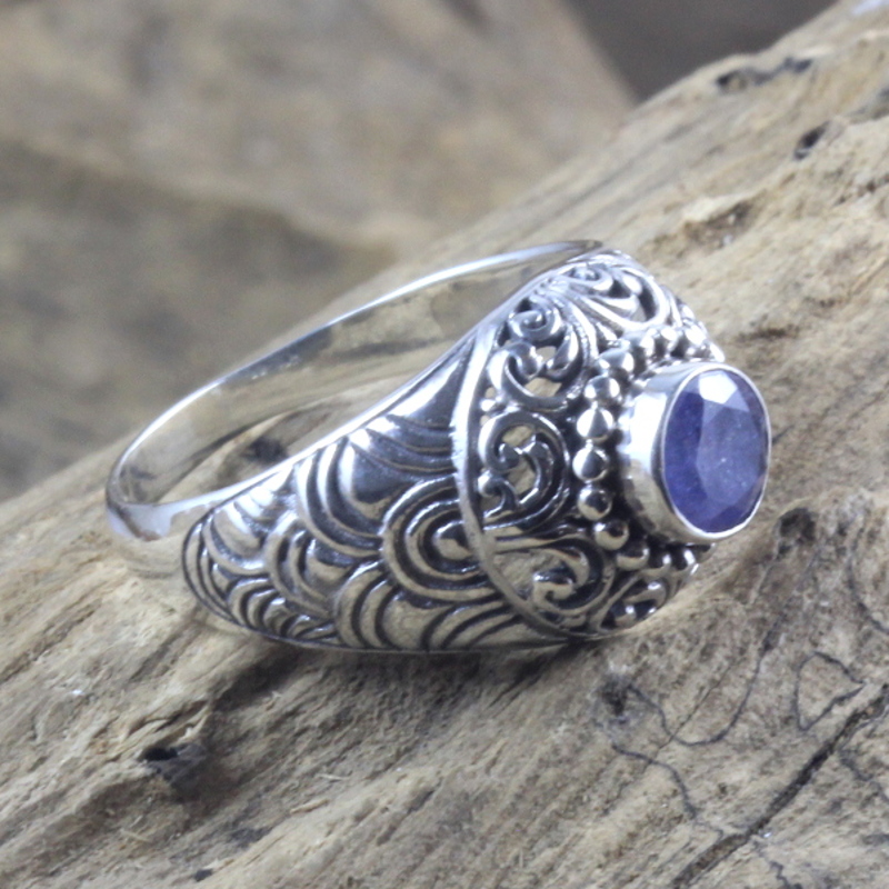 Cincin Perak Bun Jawan Permata R339 - Gambar 2