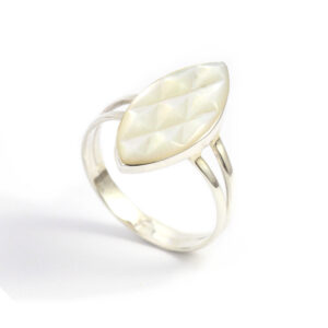 Cincin Perak Plain Shell Markis R205 - Gambar 1