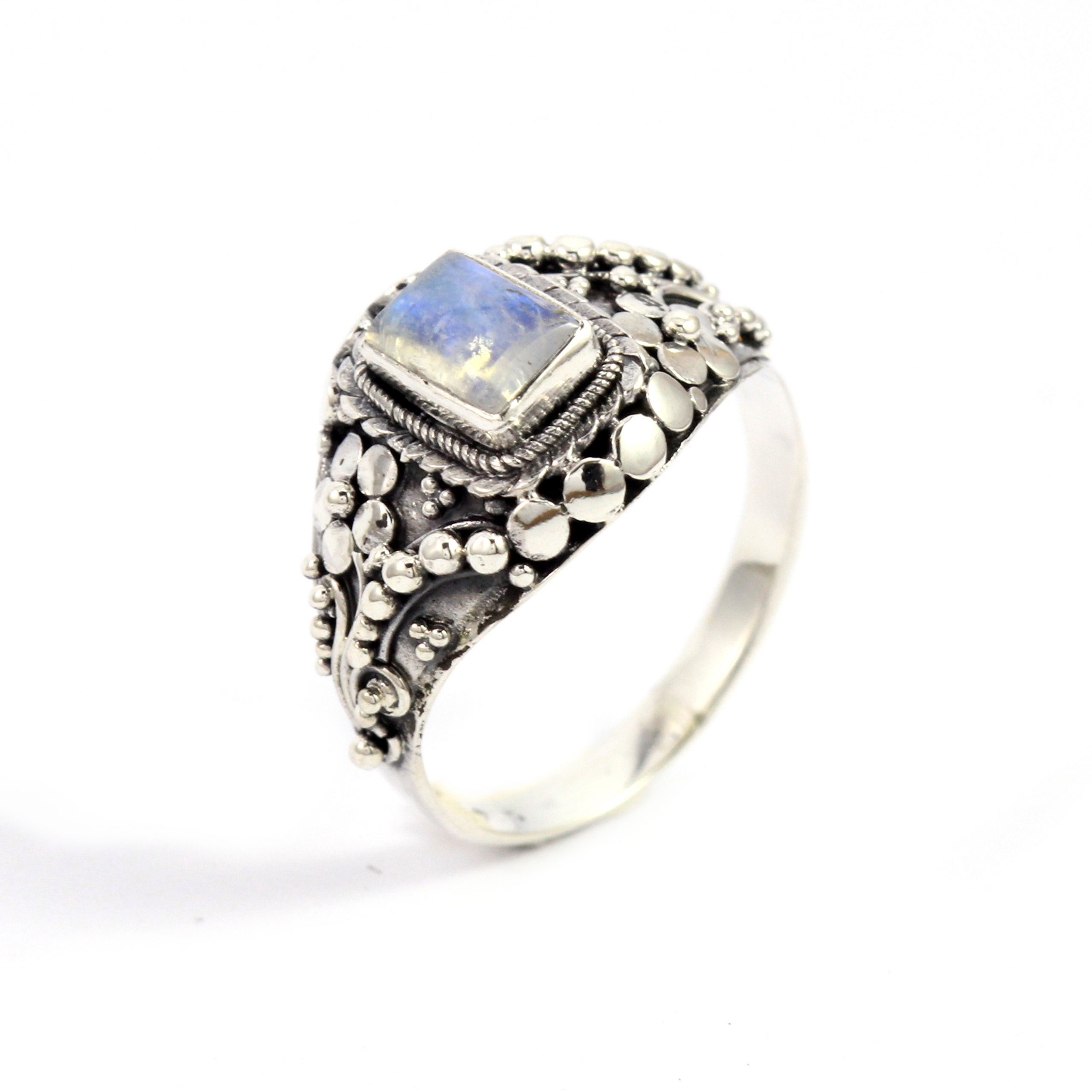 Cincin Perak Bun Bunga Armadelo R370 - Gambar 1