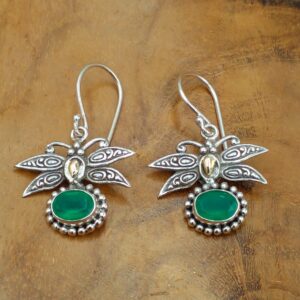 Anting Perak Capung Jawan E1270 - Gambar 5