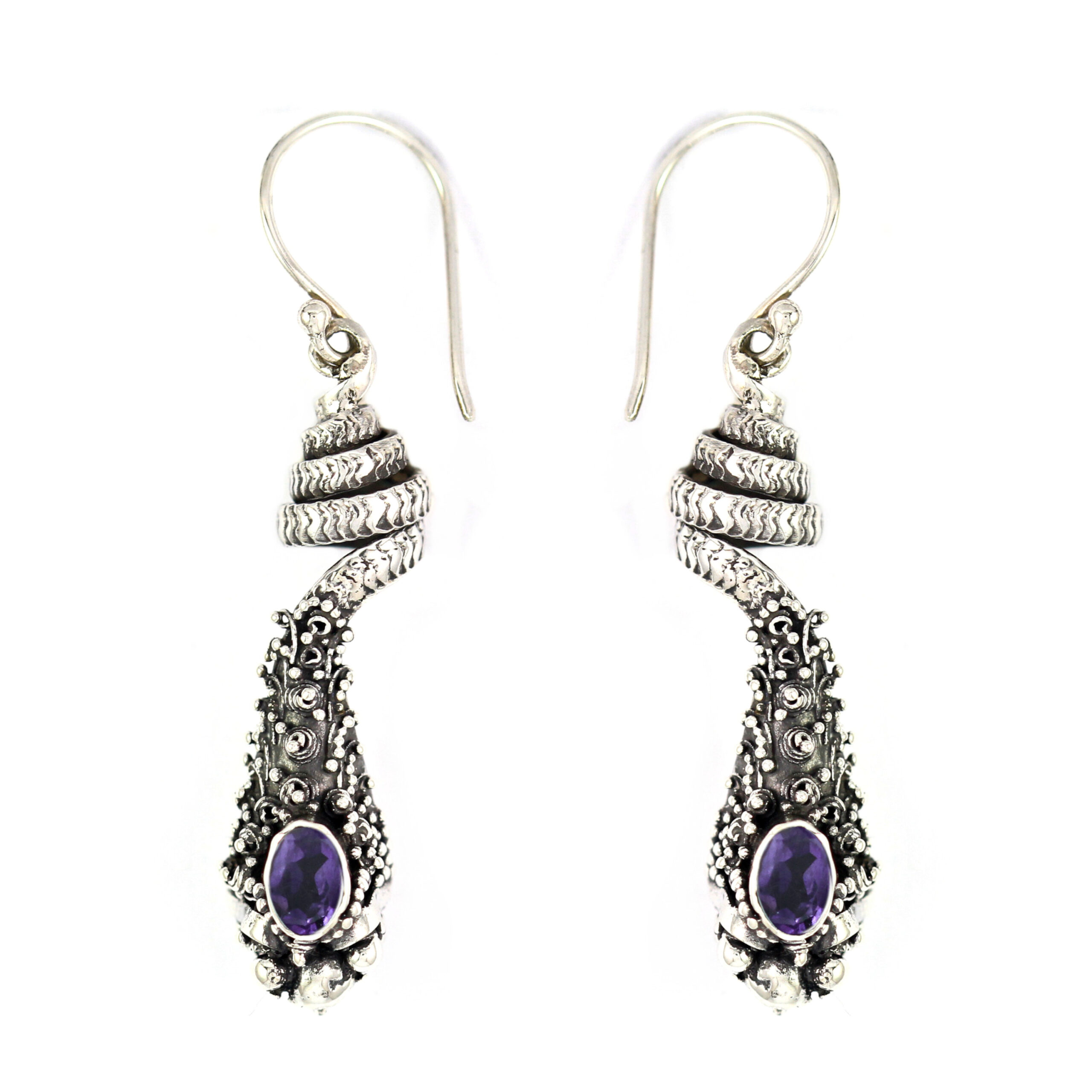 Anting Perak Naga E502 - Gambar 1