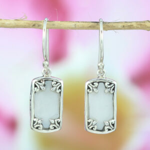 Anting Perak Coral Bun E843 - Gambar 3