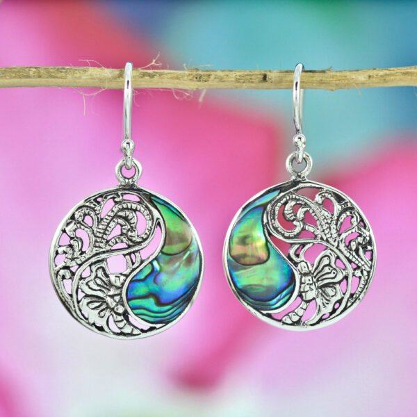 Anting Perak Kerang Bun Bulat E956