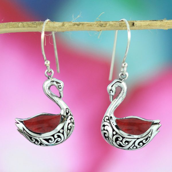Anting Perak Kerang Angsa E963