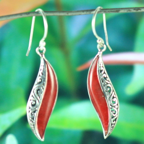 Anting Perak Abalone Bun E816