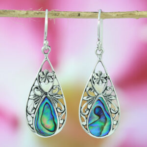 Anting Perak Bun Shell Tetes E955 - Gambar 6