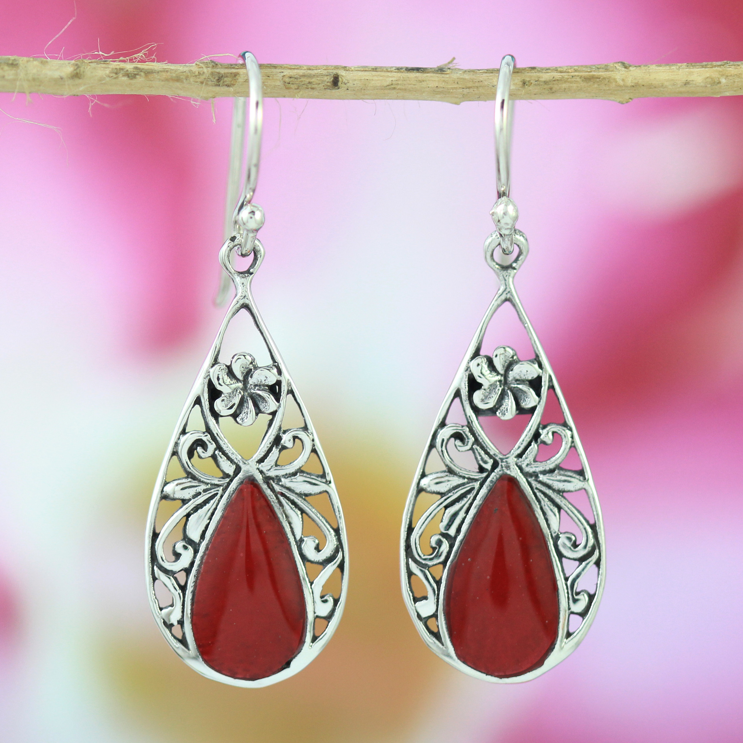 Anting Perak Bun Shell Tetes E955 - Gambar 5