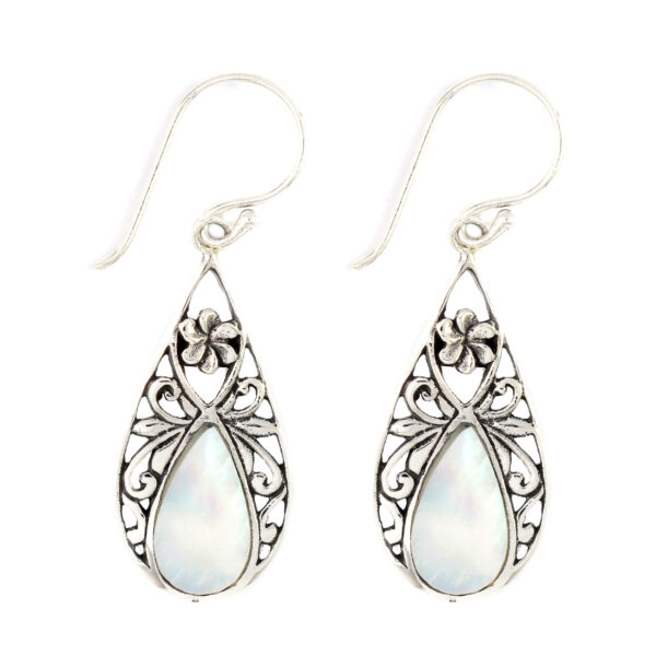 Anting Perak Bun Shell Tetes E955