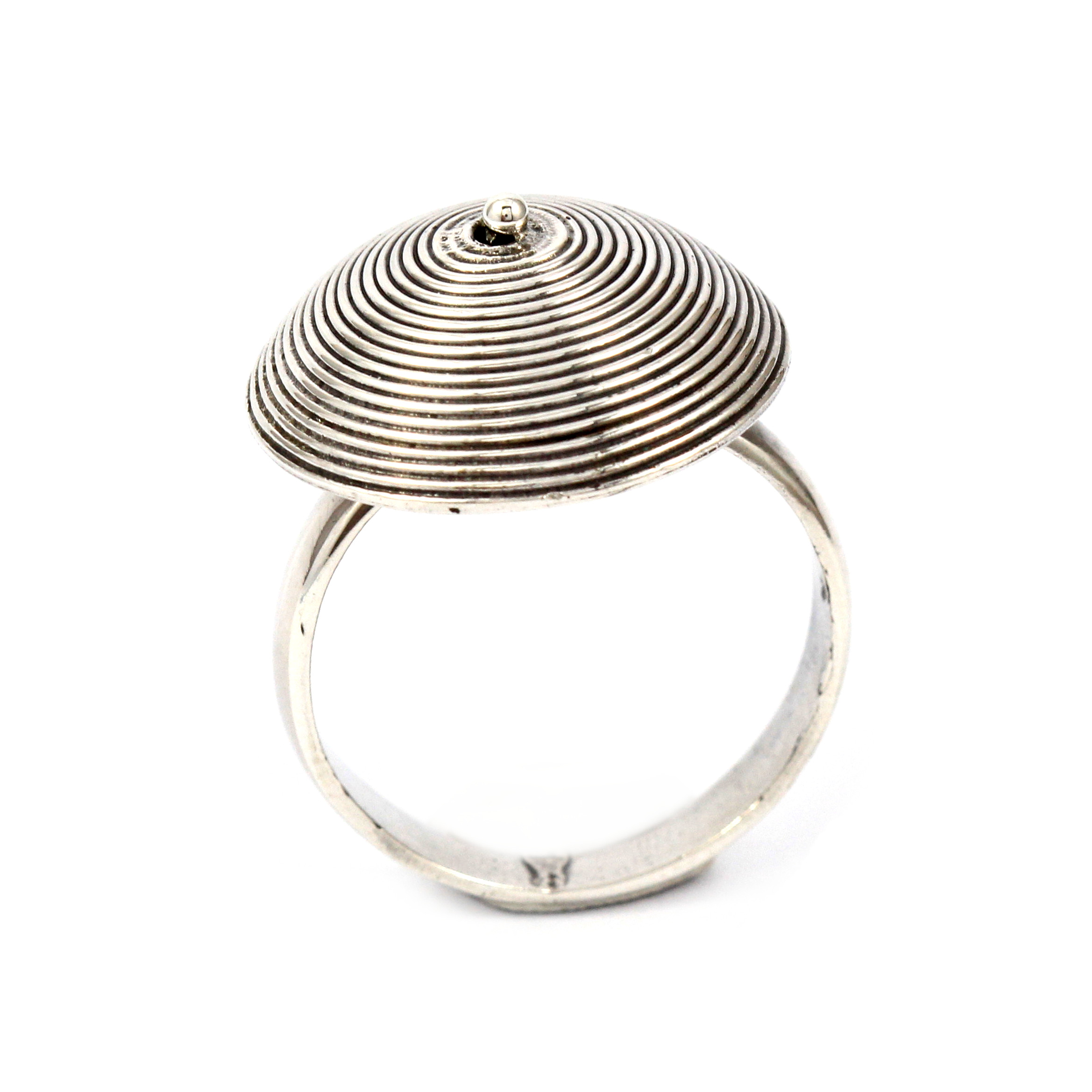 Cincin Perak Kawat Payung R118 - Gambar 1