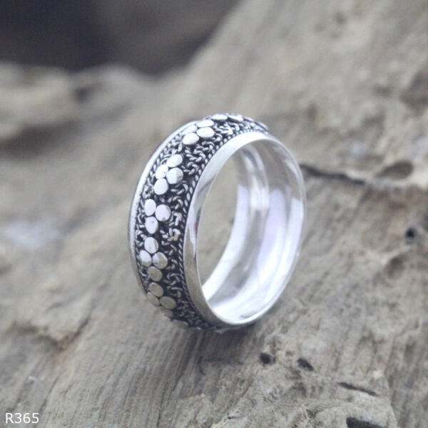 Cincin Perak Kawat Plintir Armadelo R365