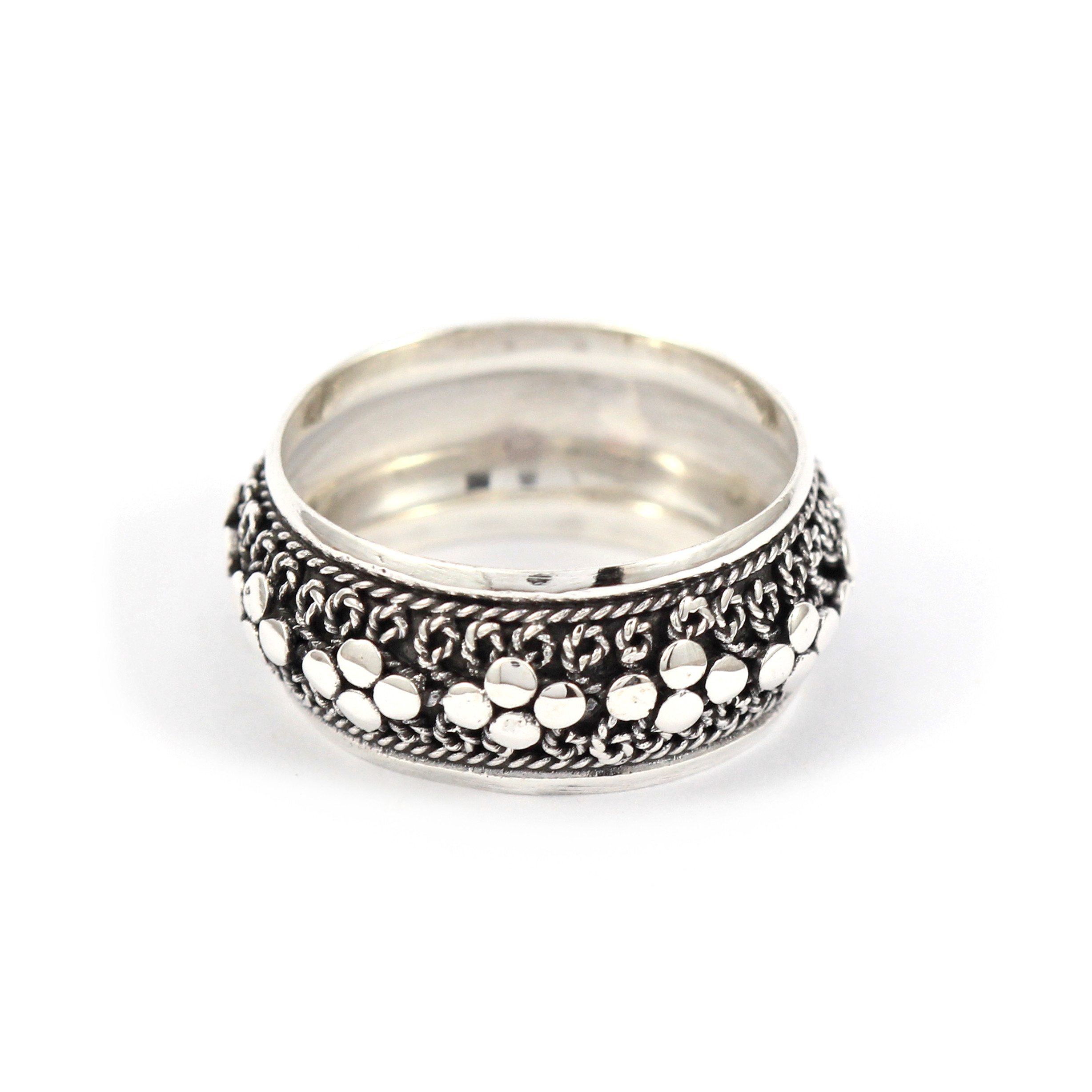 Cincin Perak Kawat Plintir Armadelo R365 - Gambar 1