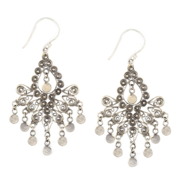 Anting Perak Bun Gonjer E1217