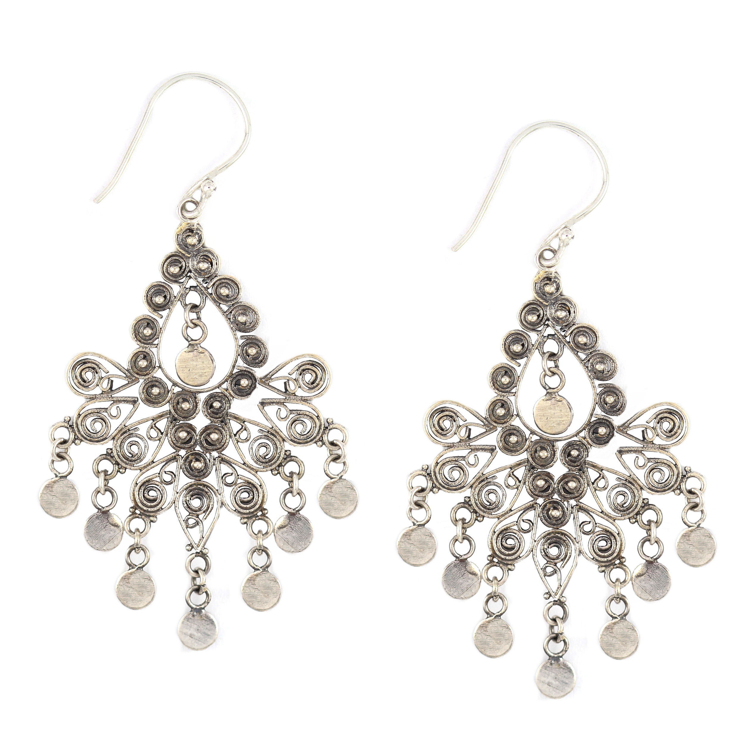 Anting Perak Bun Gonjer E1217 - Gambar 1