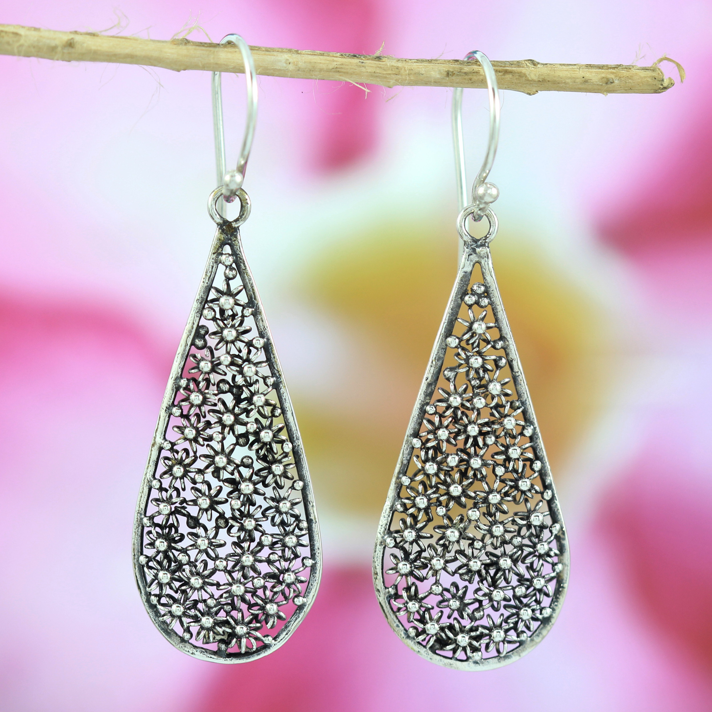 Anting Perak Bun Paye Tetes E794 - Gambar 2