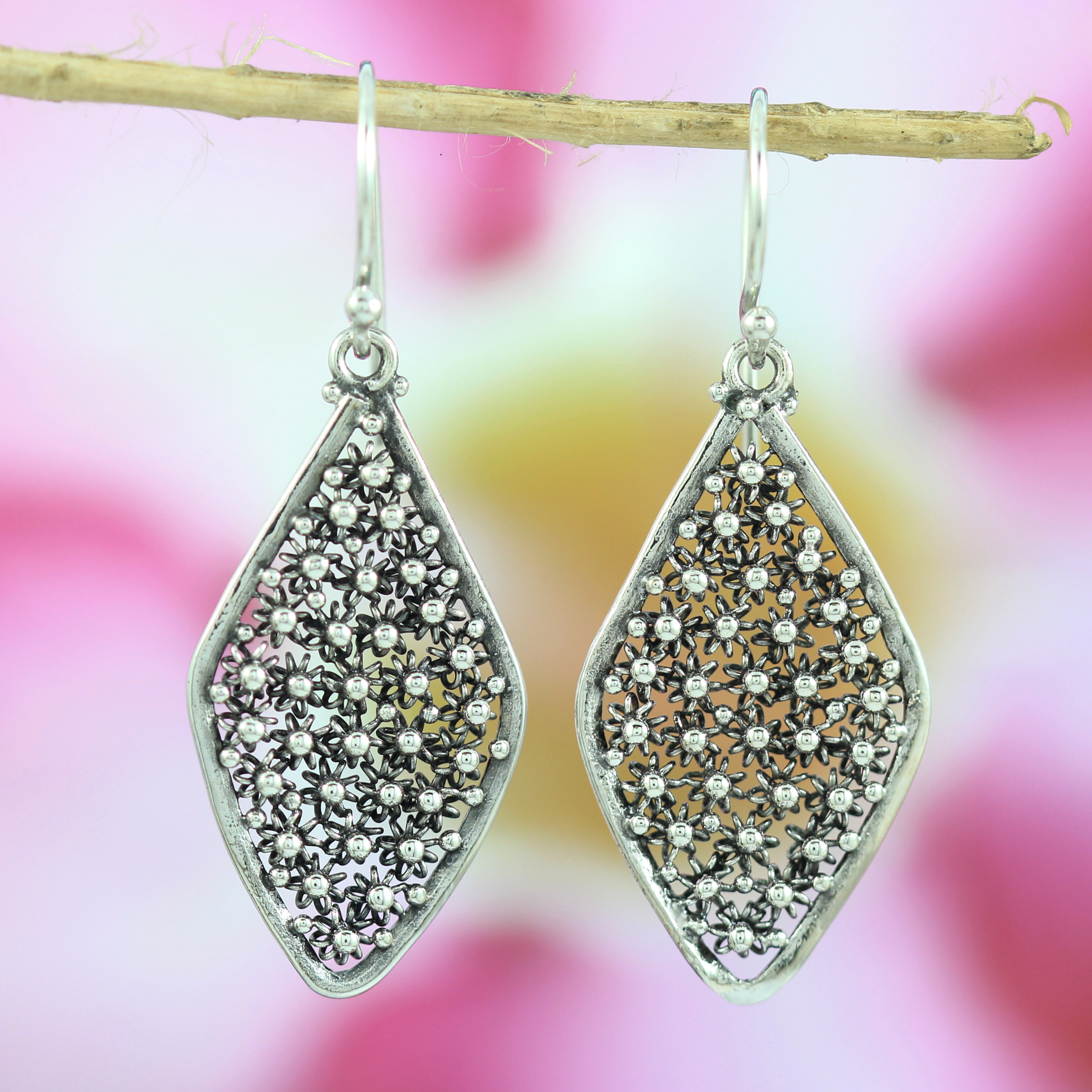 Anting Perak Bun Paye Wajik E872 - Gambar 2