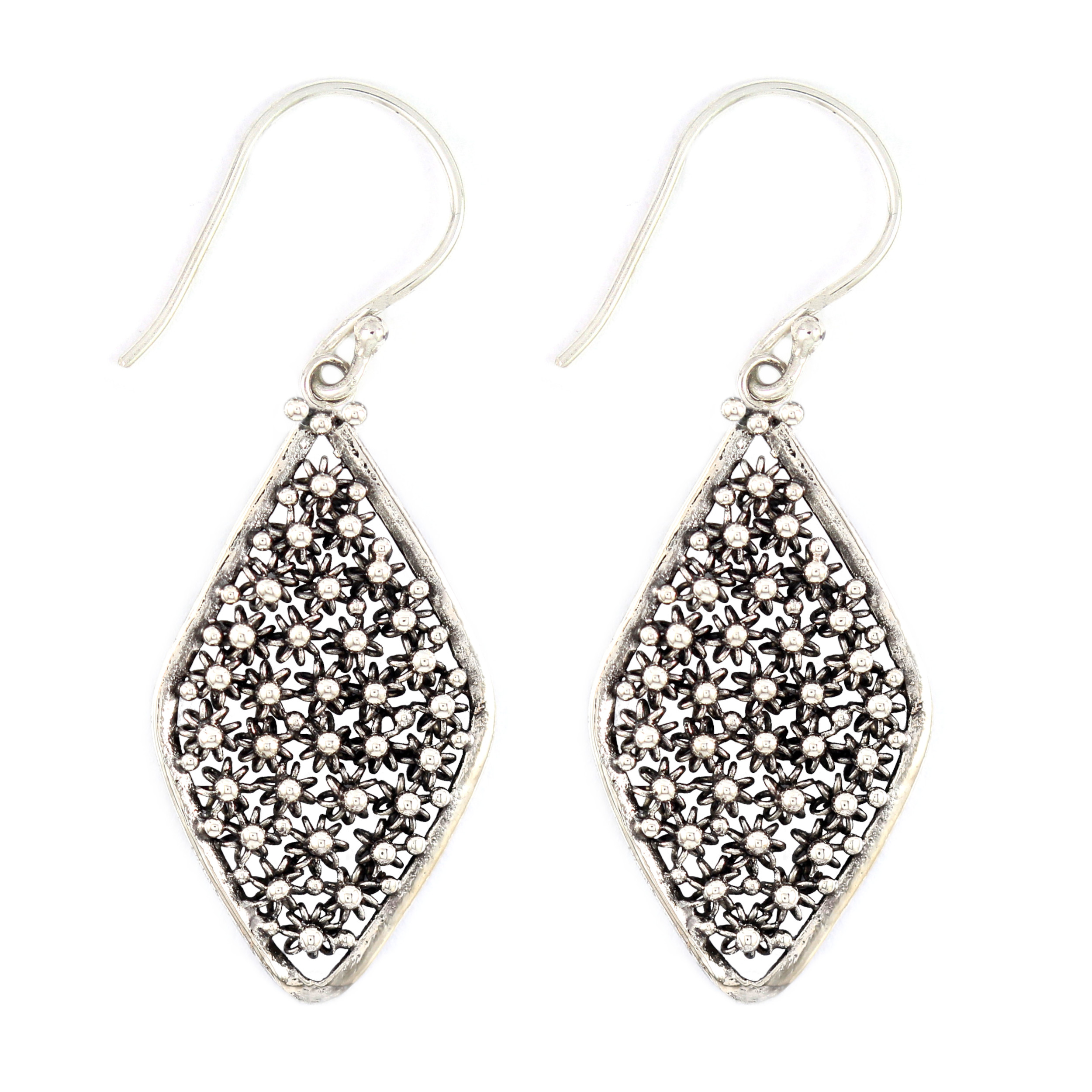 Anting Perak Bun Paye Wajik E872 - Gambar 1