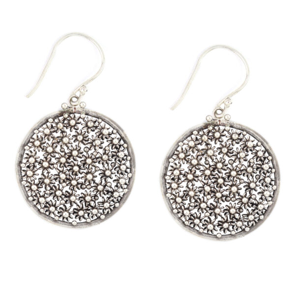 Anting Perak Bun Paye Bulat E908