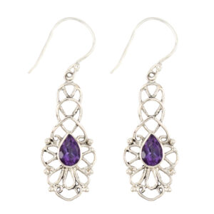 Anting Perak Bun Permata E221