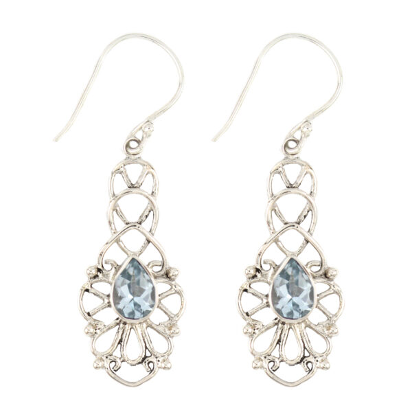 Anting Perak Bun Permata E221