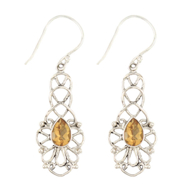 Anting Perak Bun Permata E221