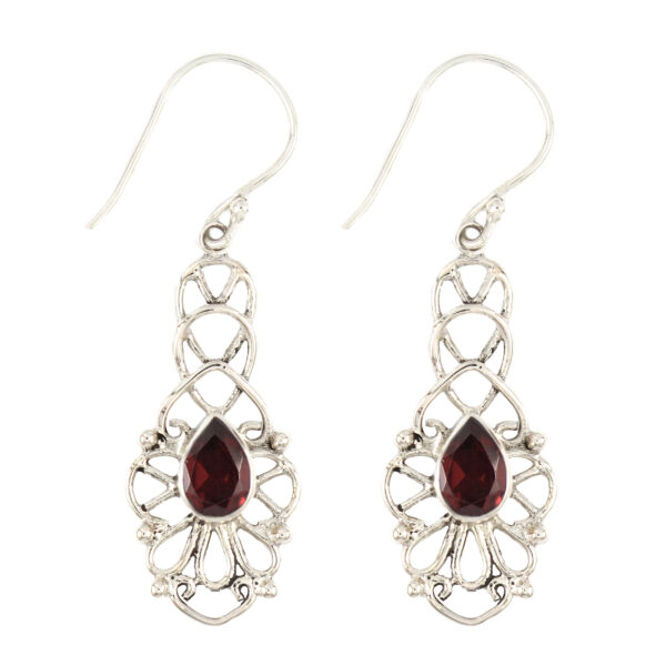 Anting Perak Bun Permata E221