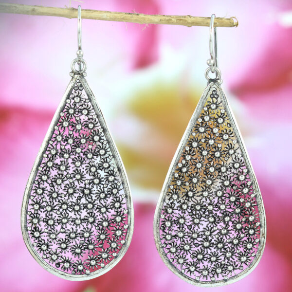 Anting Perak Bun Paye Tetes Besar E879