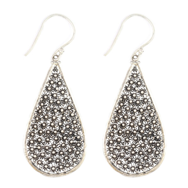 Anting Perak Bun Paye Tetes Besar E879