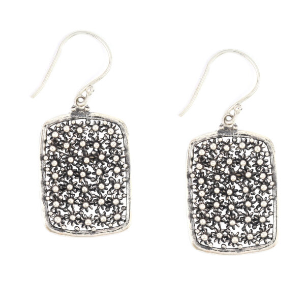 Anting Perak Bun Paye Kotak E954