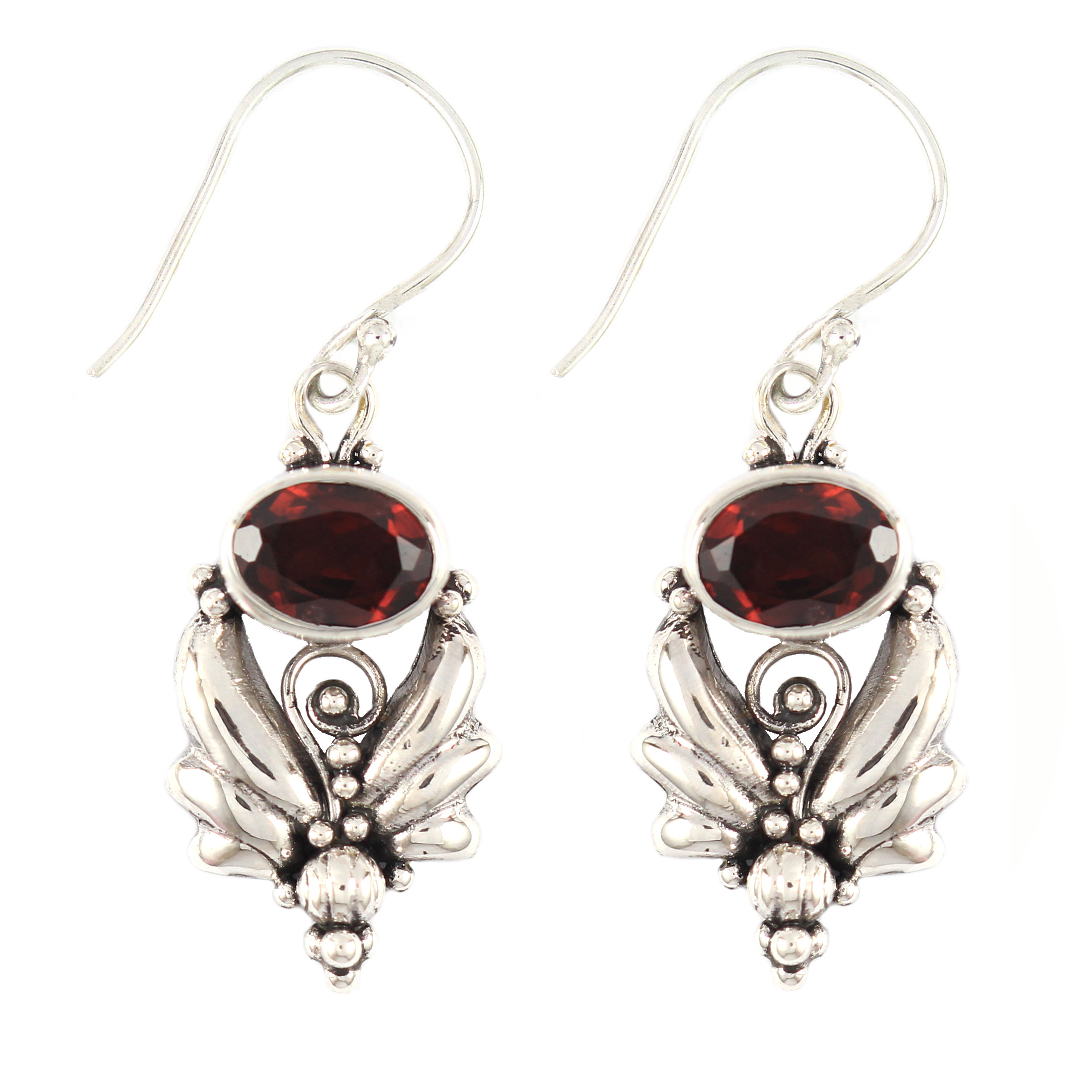 Anting Perak Sayap Permata E162 - Gambar 3