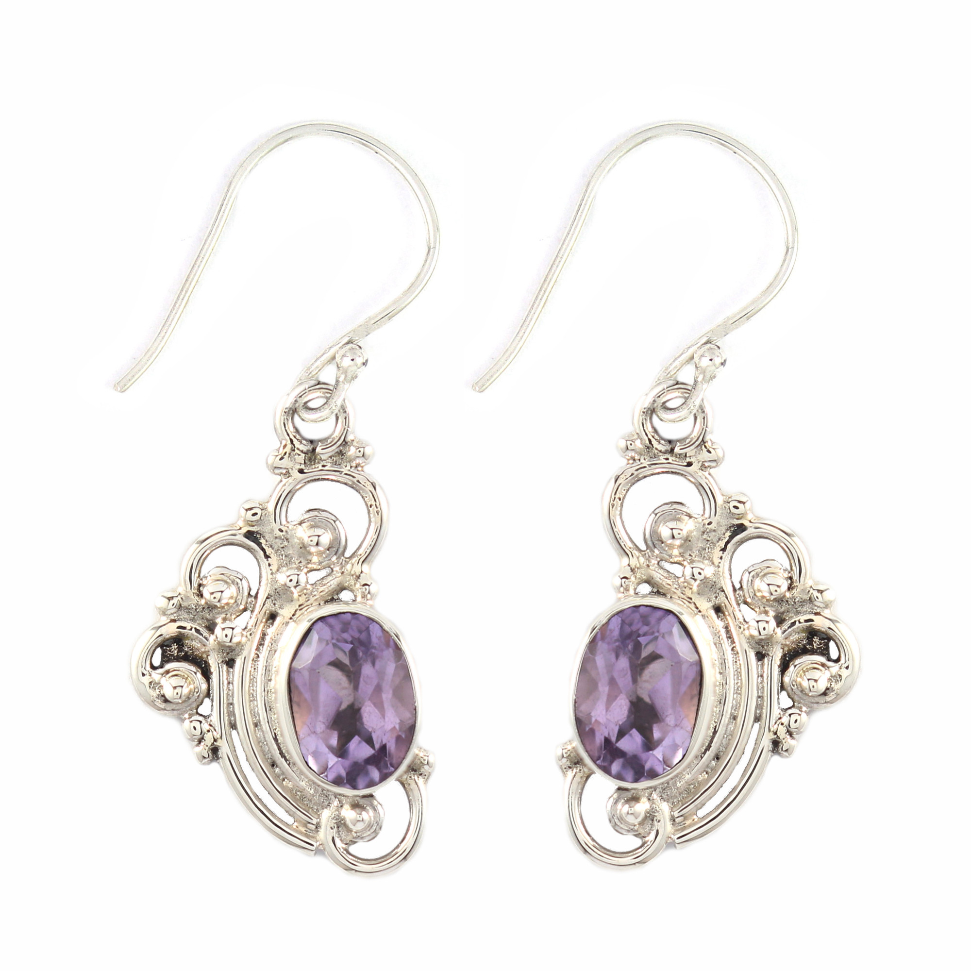 Anting Perak Bun Permata E222 - Gambar 1