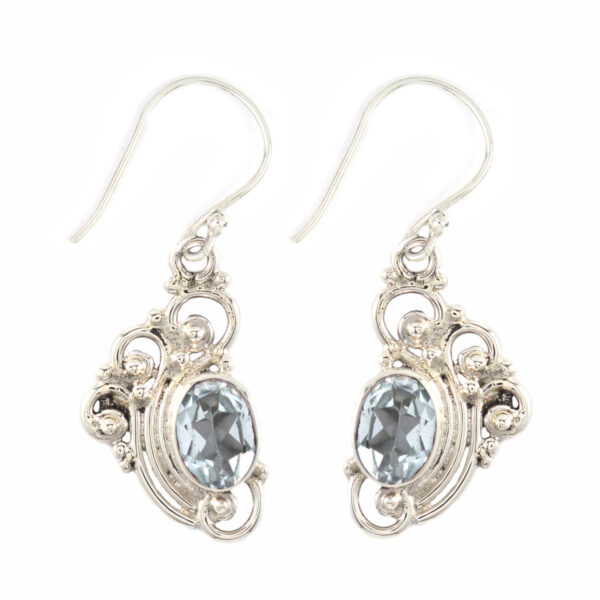 Anting Perak Bun Permata E222
