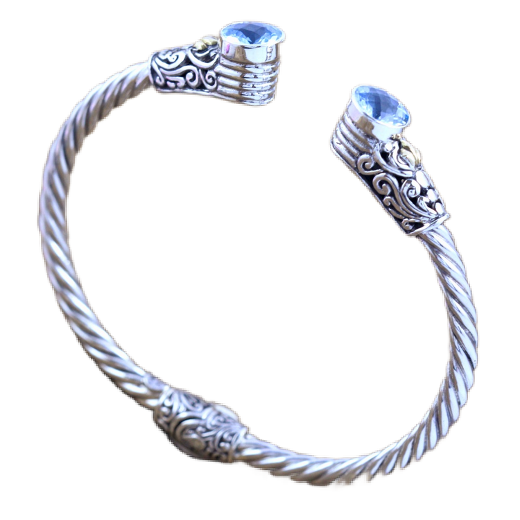 Gelang Perak Cabel Bun Permata B379 - Gambar 3