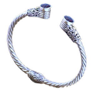 Gelang Perak Cabel Bun Permata B379 - Gambar 2