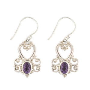 Anting Perak Bun Love Permata E374 - Gambar 2