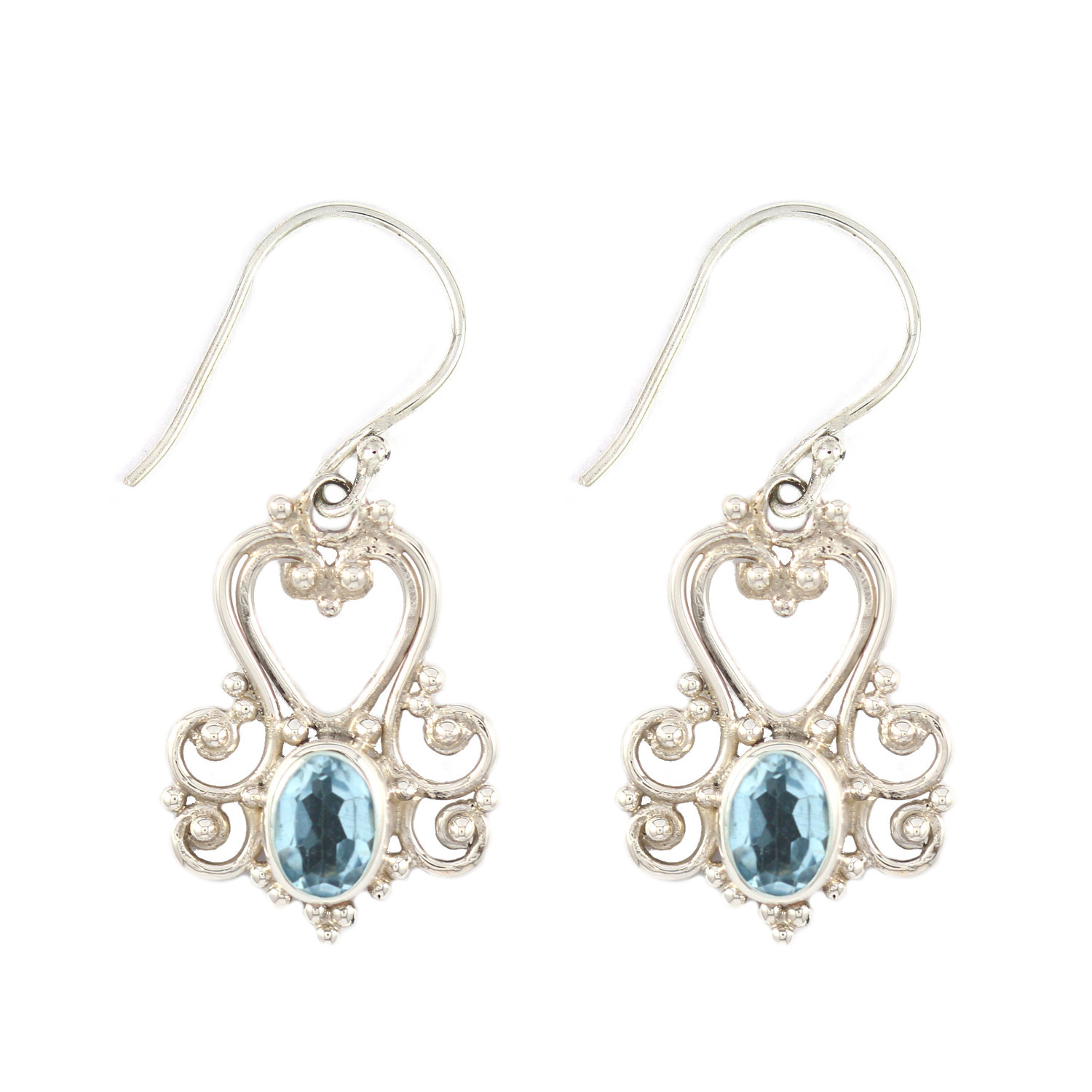 Anting Perak Bun Love Permata E374 - Gambar 3
