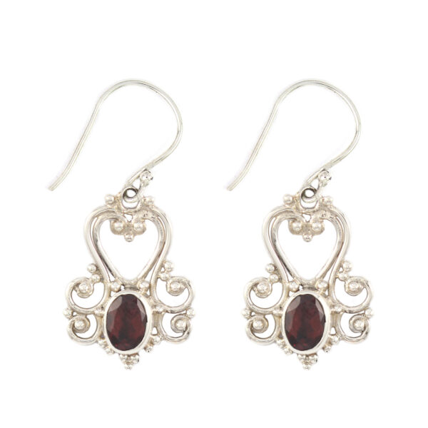 Anting Perak Bun Love Permata E374