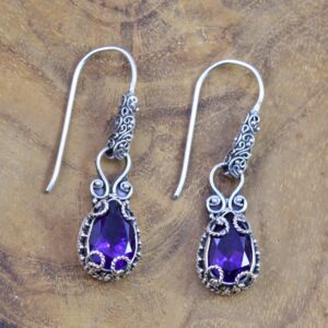 silver earring E1409