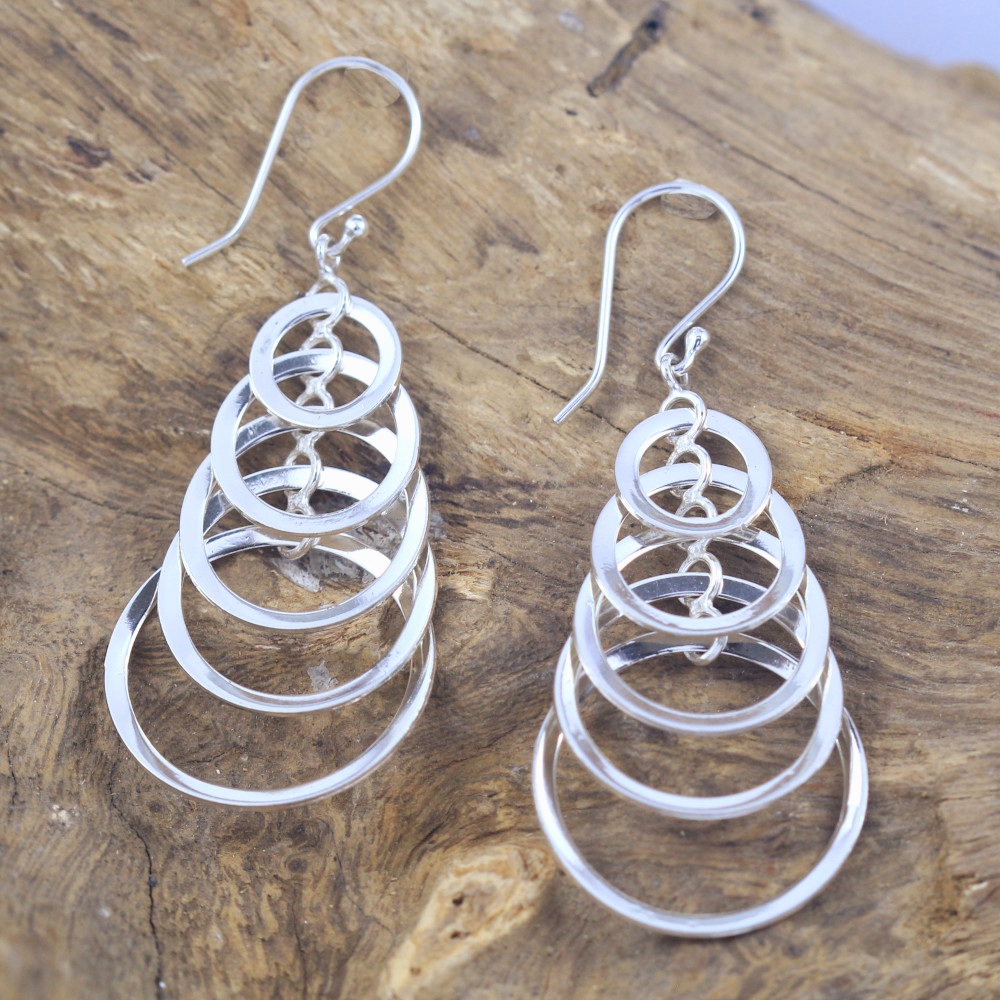 silver earring E1236