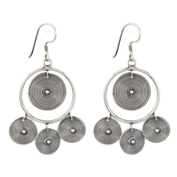 Anting Perak Kawat Gonjer E795