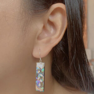 silver earring E1219