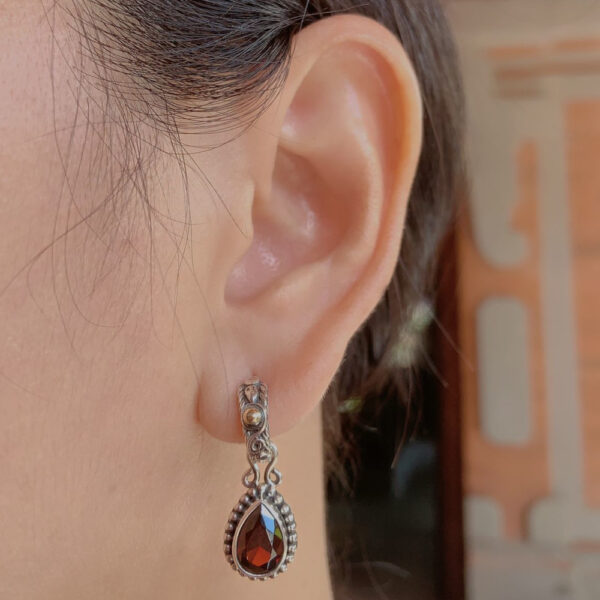 silver earring E1523