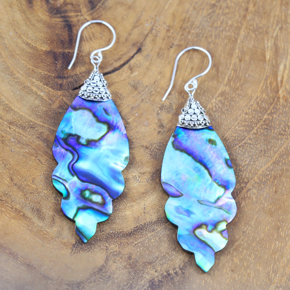 silver earring E1524ABL