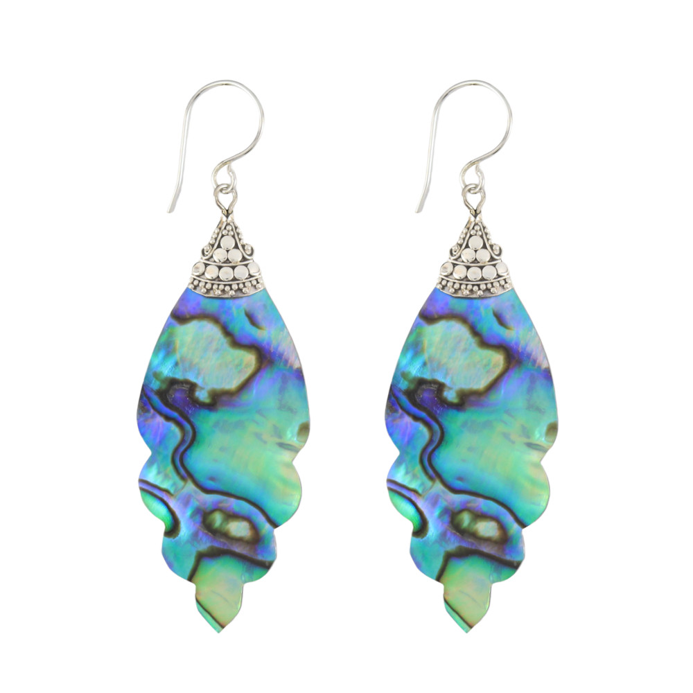silver earring E1524ABL