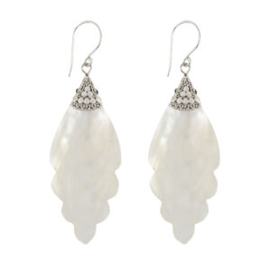 silver earring E1524MOP
