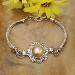 Gelang Perak Mutiara Mabe