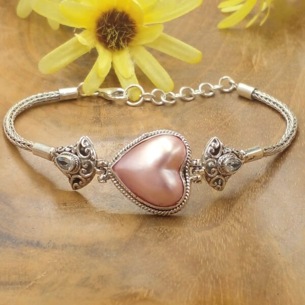 Gelang Perak Mutiara Mabe