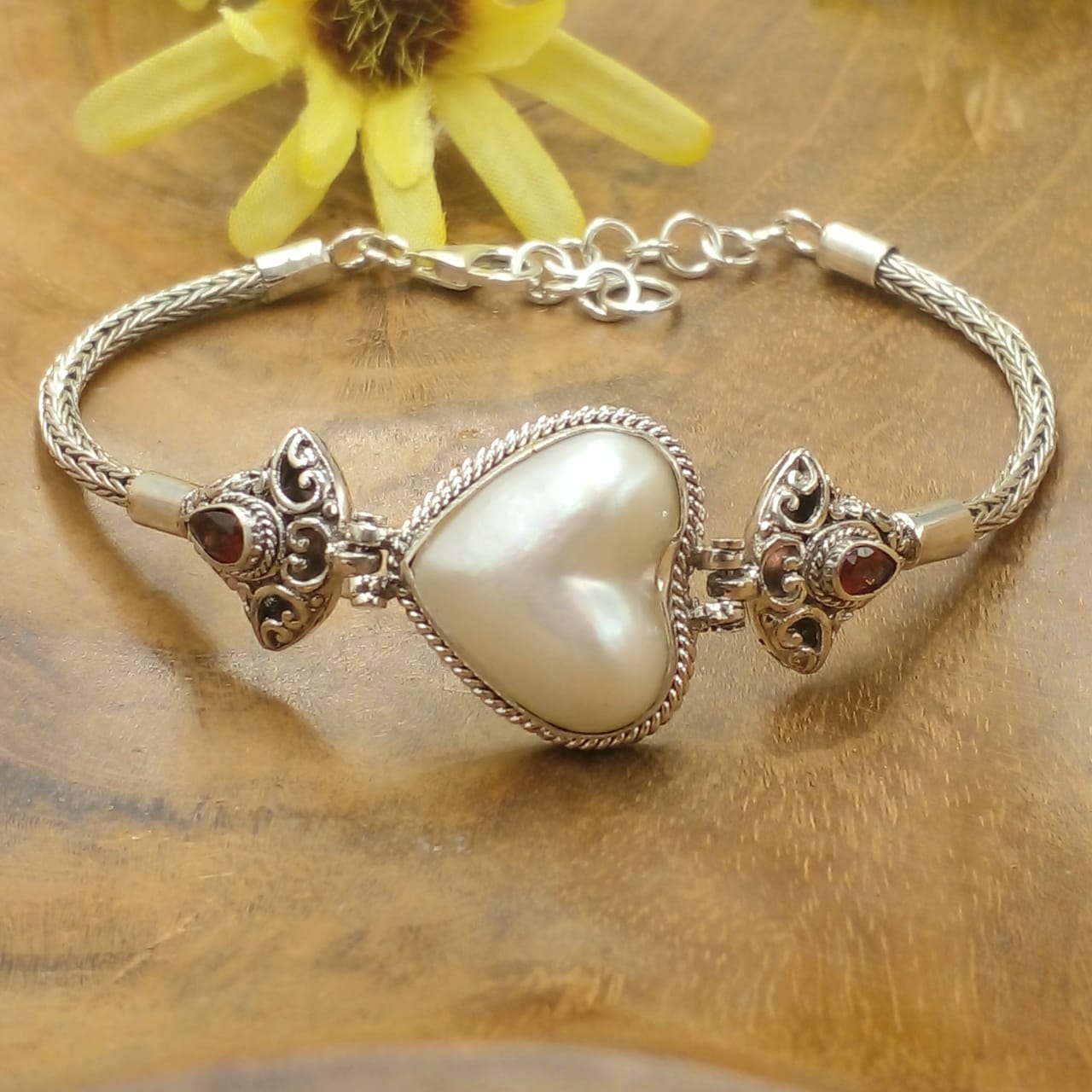 Gelang Perak Mutiara Mabe
