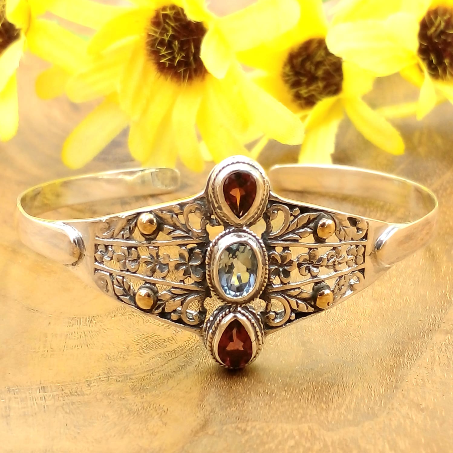 Gelang Perak Cuff Bali